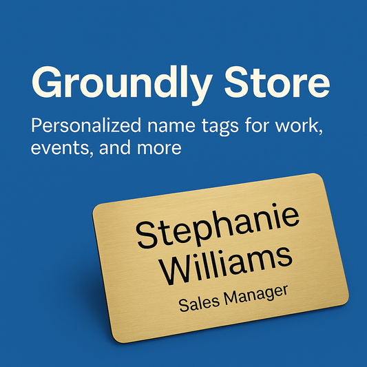 3d customised name tags